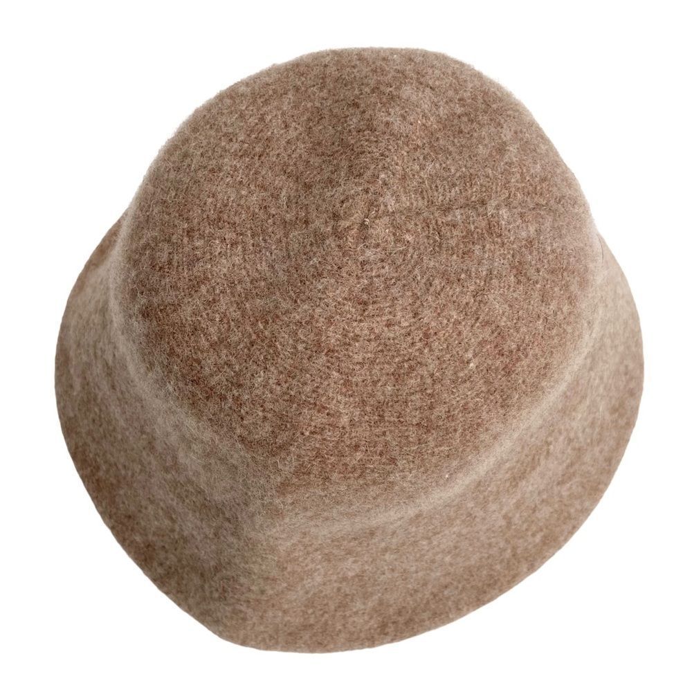 NEW Anthropologie Wool Bucket Hat in Cream Color One Size - Picture 4 of 7